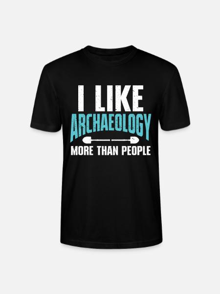 Archaeologist Gift Archaeology - Stanley/Stella CRAFTER Unisex Organic T-Shirt - black
