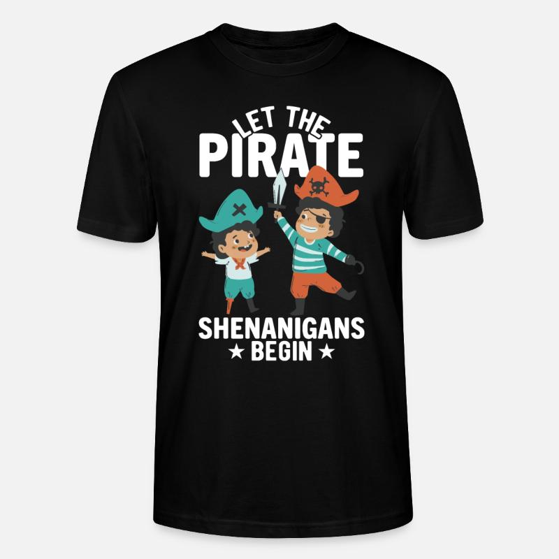 Pirates - Gadgets Crossbones Freebooter - T-shirt bio CRAFTER Stanley Stella Unisexe - noir
