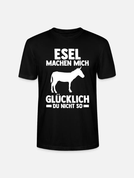 Esel - Stanley/Stella Unisex Bio-T-Shirt CRAFTER - Schwarz