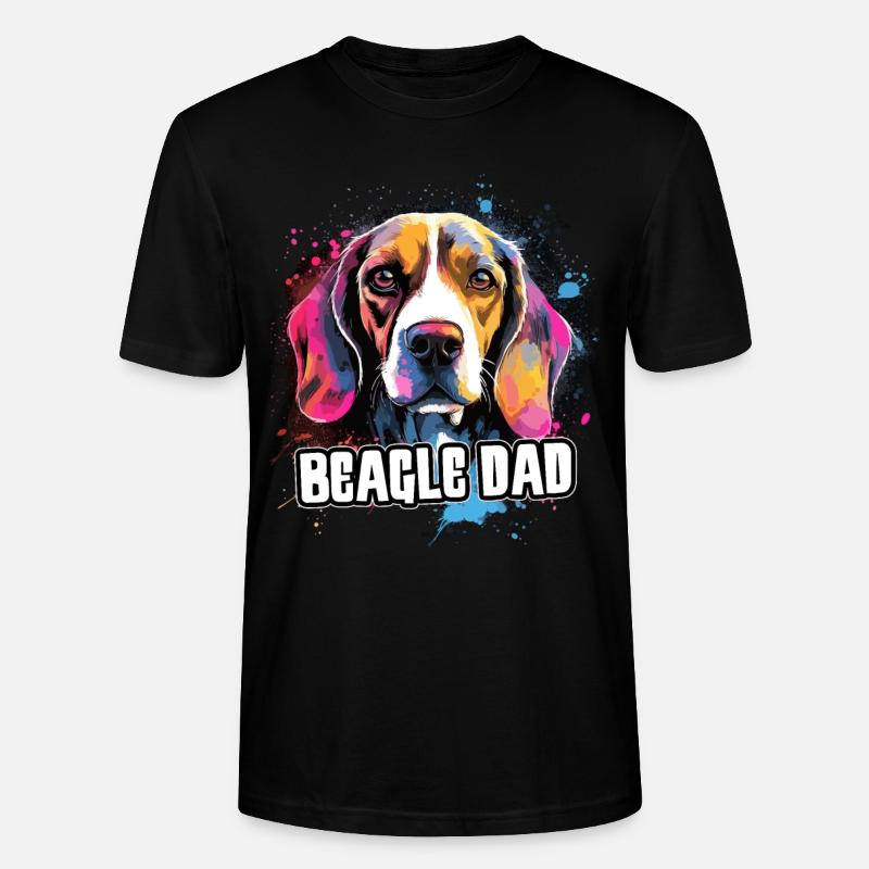 Beagle Hund Geschenk Spruch - Stanley/Stella Unisex Bio-T-Shirt CRAFTER - Schwarz