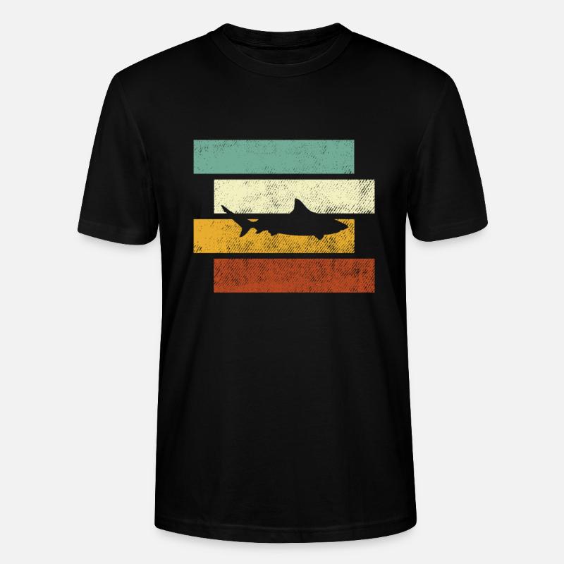 Hai Retro - Stanley/Stella Unisex Bio-T-Shirt CRAFTER - Schwarz