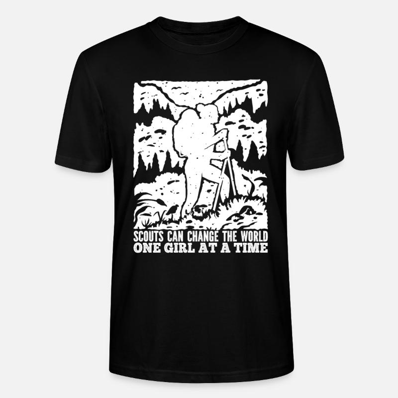 Pfadfinder Mädchen - Stanley/Stella Unisex Bio-T-Shirt CRAFTER - Schwarz