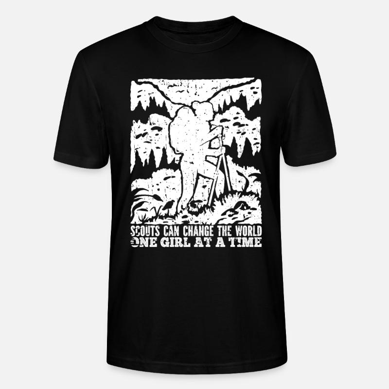 Pfadfinder Mädchen - Stanley/Stella Unisex Bio-T-Shirt CRAFTER - Schwarz
