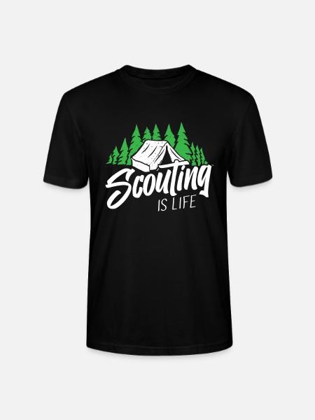 Scout - Stanley/Stella CRAFTER Unisex Organic T-Shirt - black