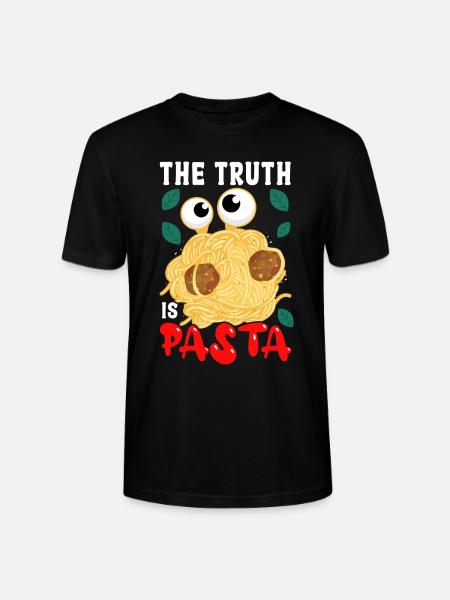 Flying Spaghetti Monster FSM Pastafarian - Stanley/Stella CRAFTER Unisex Organic T-Shirt - black