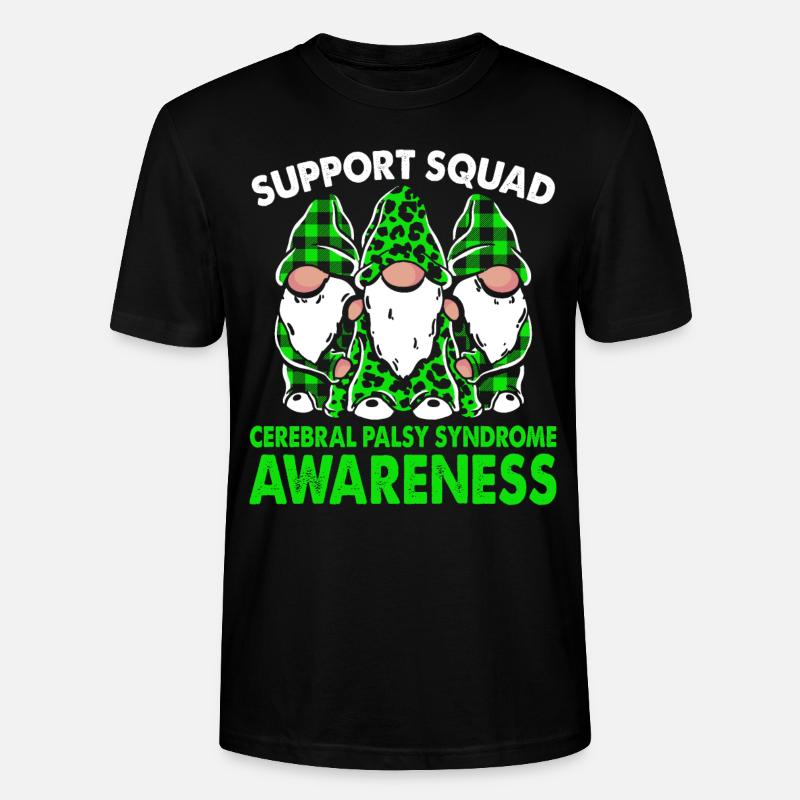 Support Squad Zerebralparese-syndrom - Stanley/Stella Unisex Bio-T-Shirt CRAFTER - Schwarz