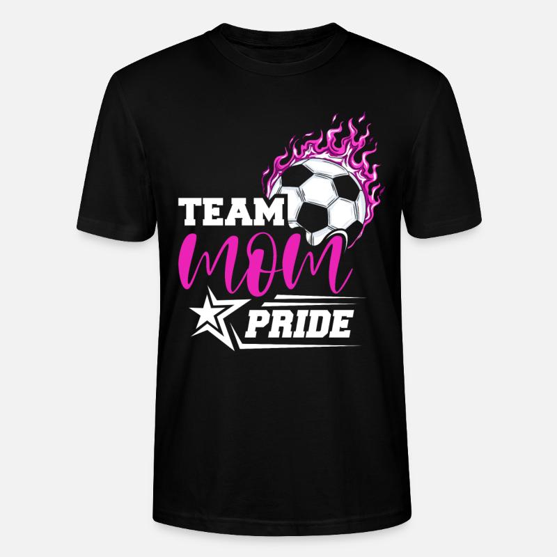 Fußball-Mutter Gameday Soccer Mom - Stanley/Stella Unisex Bio-T-Shirt CRAFTER - Schwarz