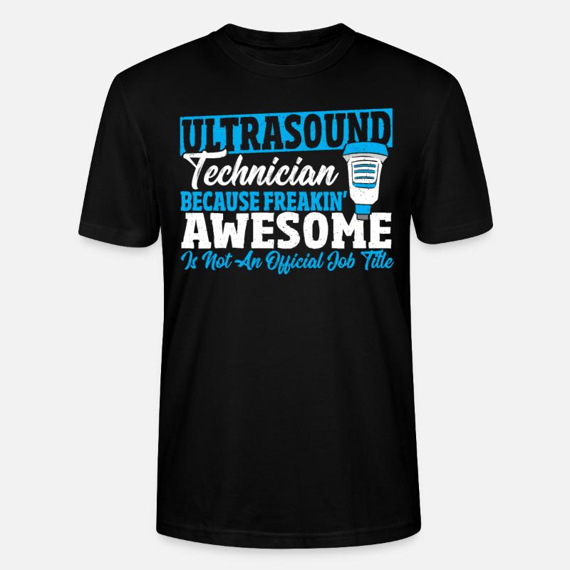 Ultraschalltechniker Jobtitel Sonograph - Stanley/Stella Unisex Bio-T-Shirt CRAFTER - Schwarz