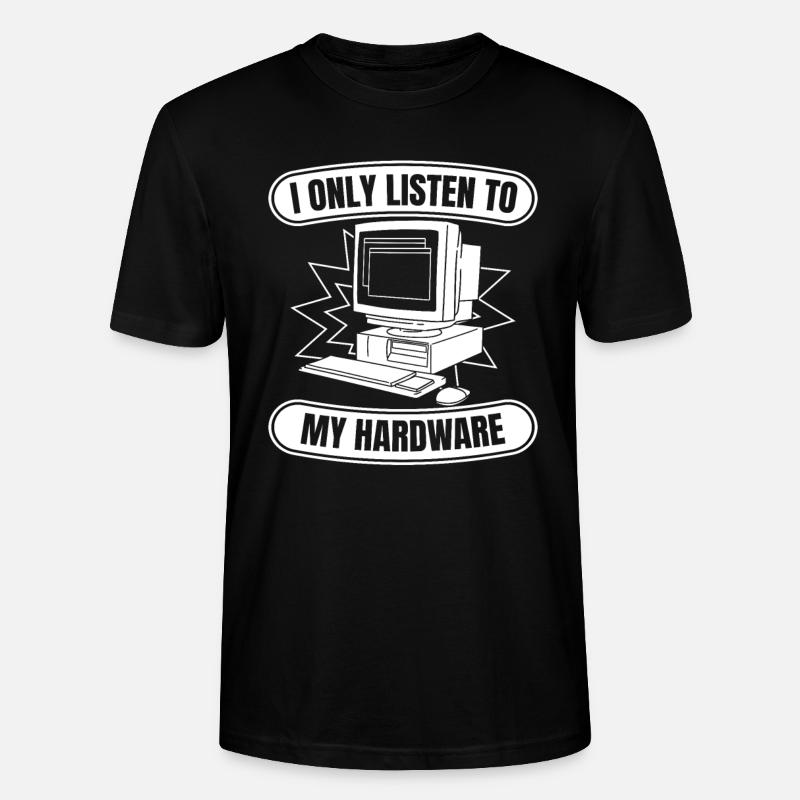 Entwickler Coder Programmierer Hardware - Stanley/Stella Unisex Bio-T-Shirt CRAFTER - Schwarz