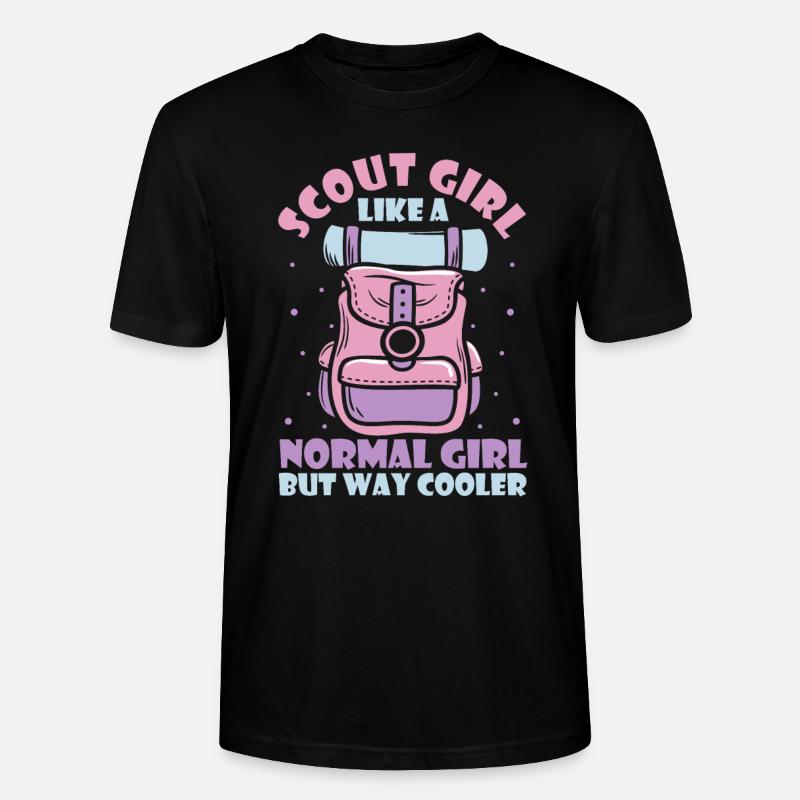 Pfadfinder Mädchen - Stanley/Stella Unisex Bio-T-Shirt CRAFTER - Schwarz