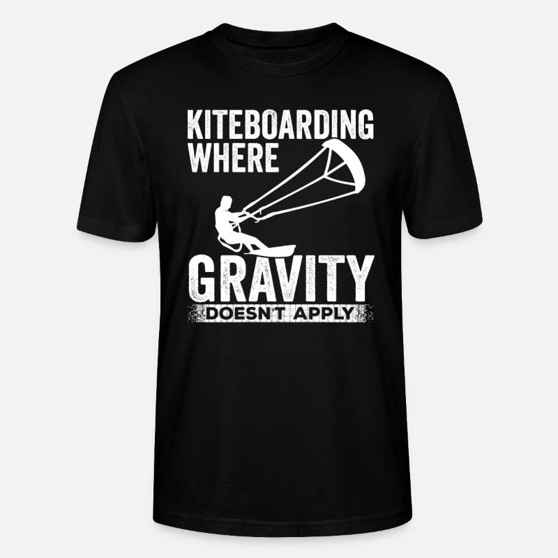 Kiteboarding Experte Kiteboarder Kitesurfer - Stanley/Stella Unisex Bio-T-Shirt CRAFTER - Schwarz