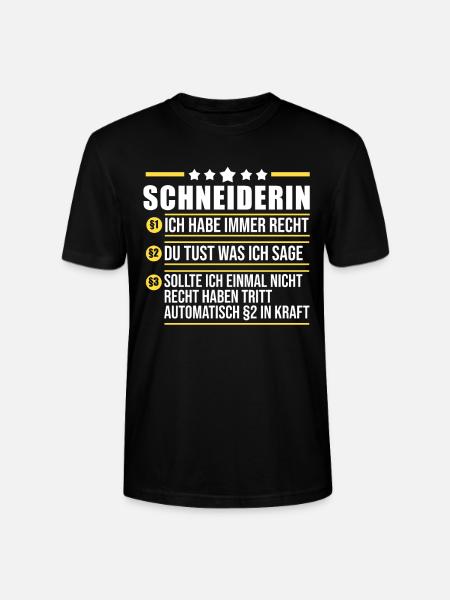 Näher Schneiderin - Stanley/Stella Unisex Bio-T-Shirt CRAFTER - Schwarz