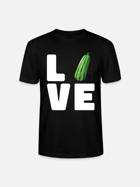 Courgette - Stanley/Stella CRAFTER Unisex Organic T-Shirt - black