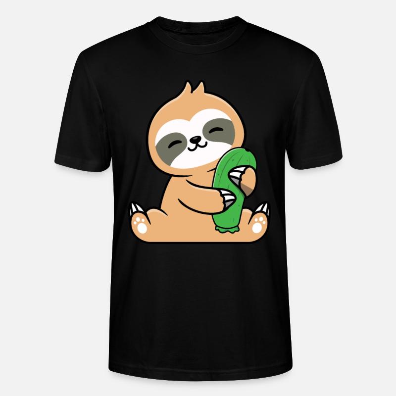 Zucchini - Stanley/Stella Unisex Bio-T-Shirt CRAFTER - Schwarz