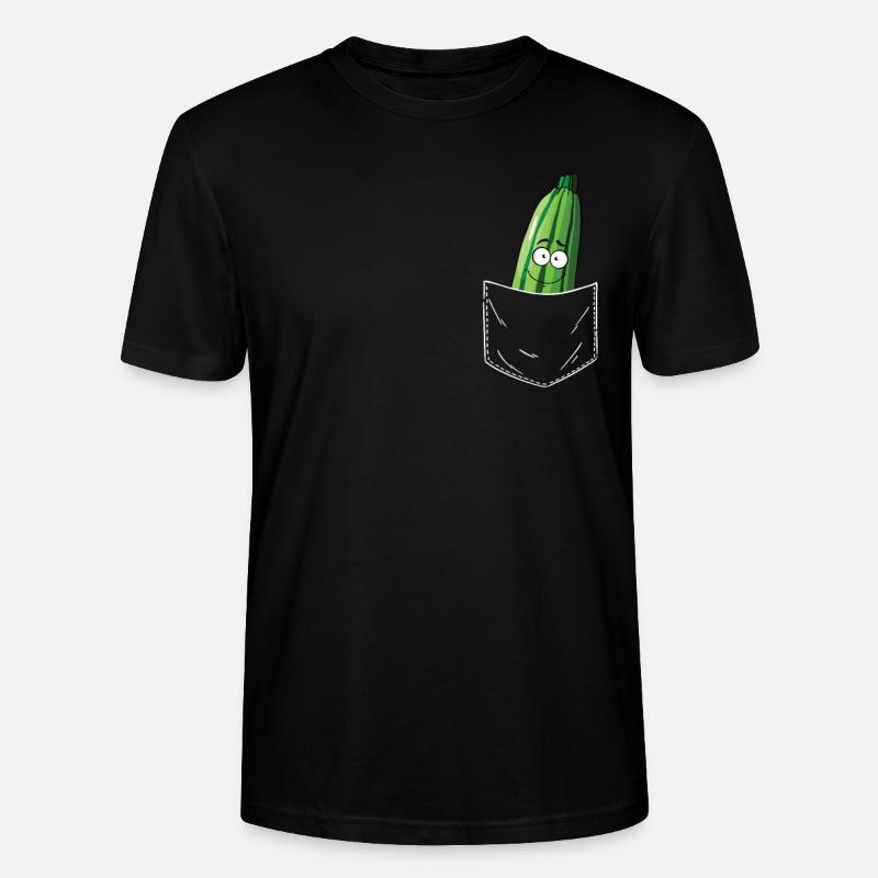 Zucchini - Stanley/Stella Unisex Bio-T-Shirt CRAFTER - Schwarz