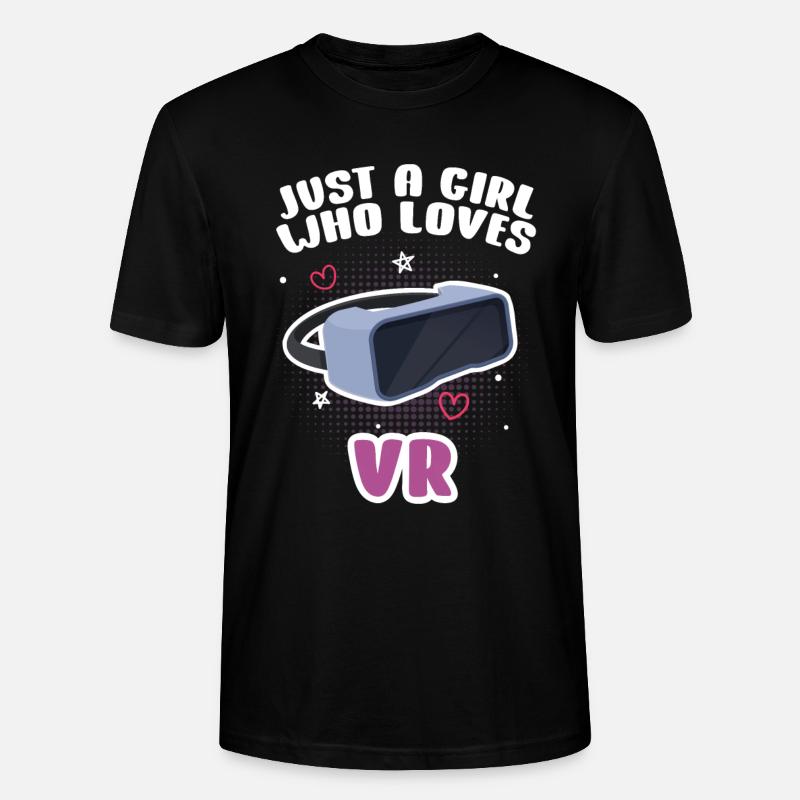 Virtual Reality VR Geschenk - Stanley/Stella Unisex Bio-T-Shirt CRAFTER - Schwarz