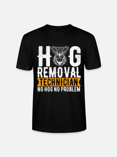 Jäger Wildschwein Jagen - Stanley/Stella Unisex Bio-T-Shirt CRAFTER - Schwarz