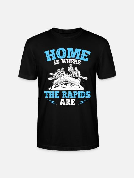 Rafting Wildwasser Rafting - Stanley/Stella Unisex Bio-T-Shirt CRAFTER - Schwarz