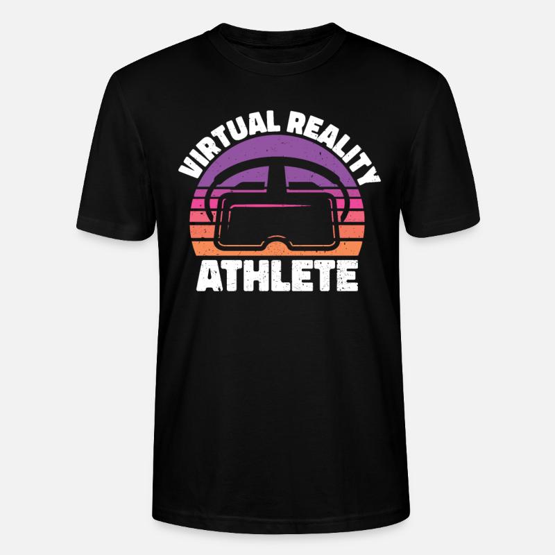 Virtual Reality VR Gift - Stanley/Stella CRAFTER Unisex Organic T-Shirt - black