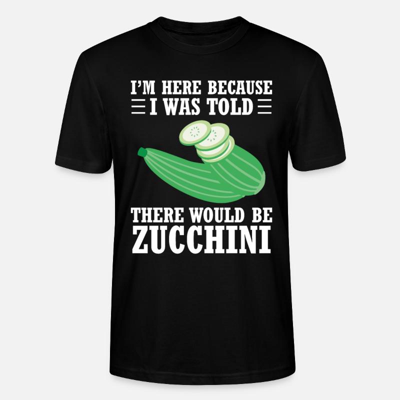 Zucchini - Stanley/Stella Unisex Bio-T-Shirt CRAFTER - Schwarz