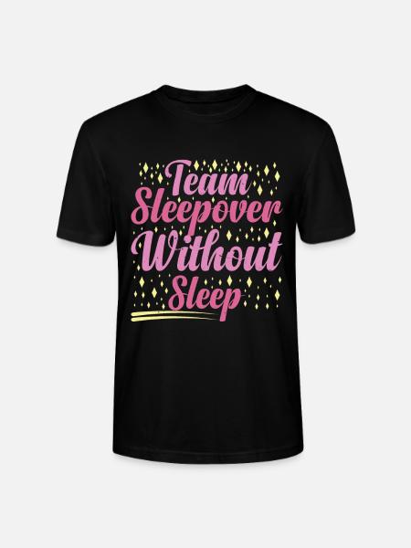 Team Sleepover Without Sleep 2 - Stanley/Stella CRAFTER Unisex Organic T-Shirt - black
