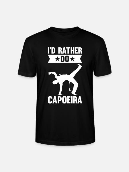 I'd Rather Do Capoiera - Stanley/Stella CRAFTER Unisex Organic T-Shirt - black