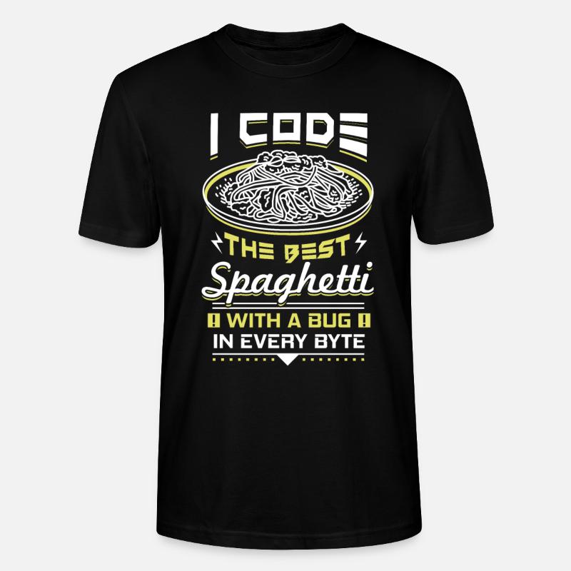 Computer programming - Stanley/Stella CRAFTER Unisex Organic T-Shirt - black