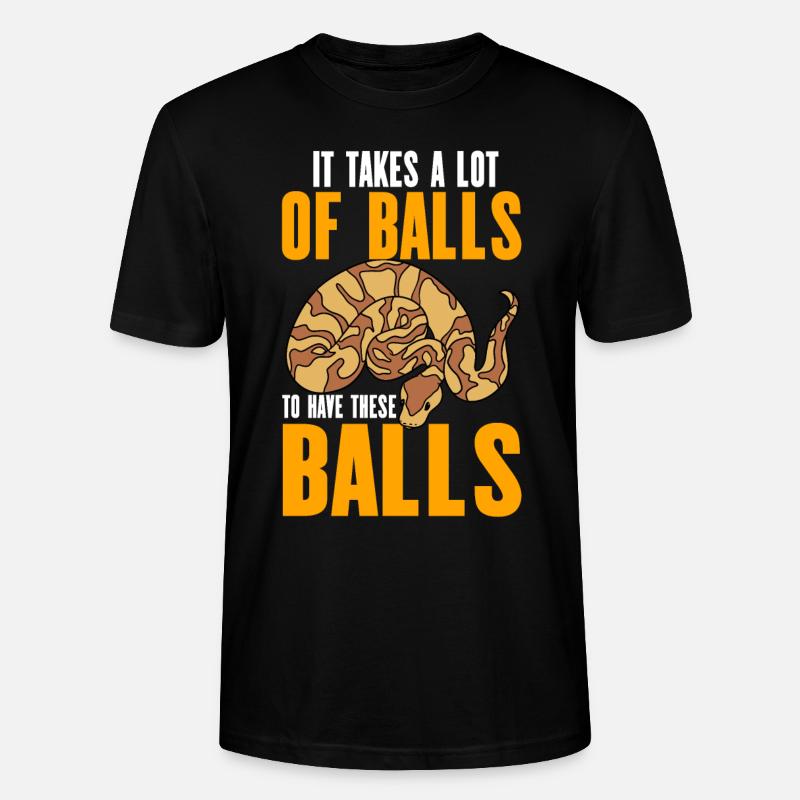 Serpent python royal - T-shirt bio CRAFTER Stanley Stella Unisexe - noir