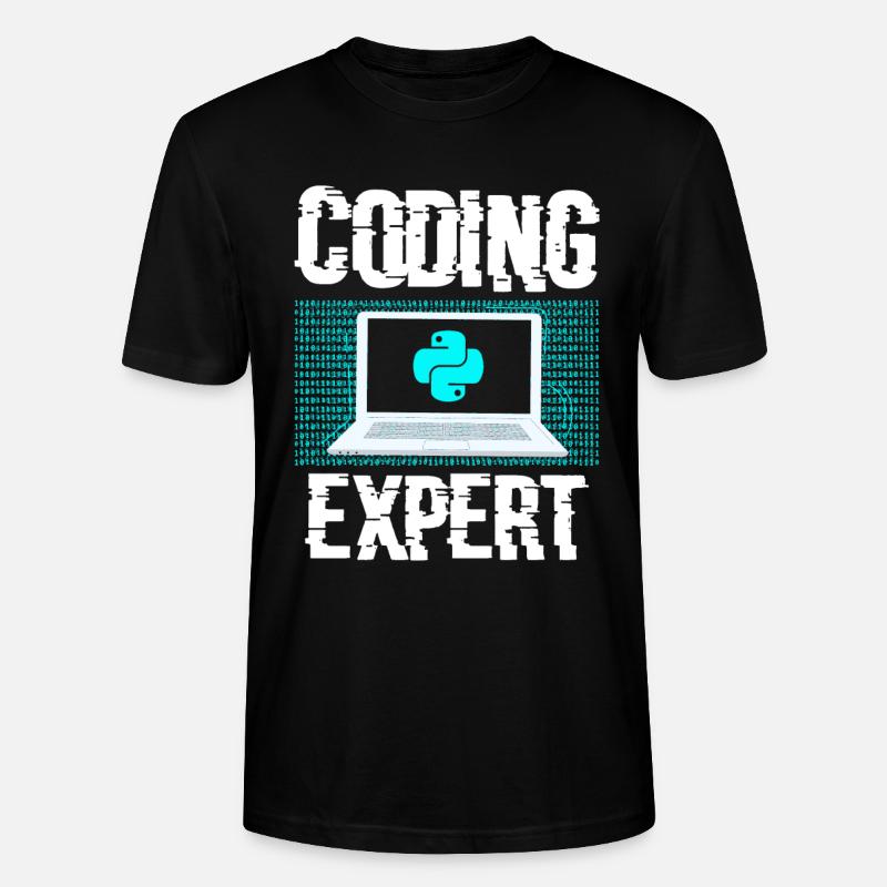 Coding Experte Coder Programmieren Programmierer - Stanley/Stella Unisex Bio-T-Shirt CRAFTER - Schwarz