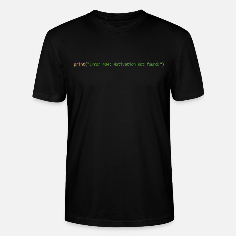 Programmierer Informatiker Nerd Softwareingenieur - Stanley/Stella Unisex Bio-T-Shirt CRAFTER - Schwarz