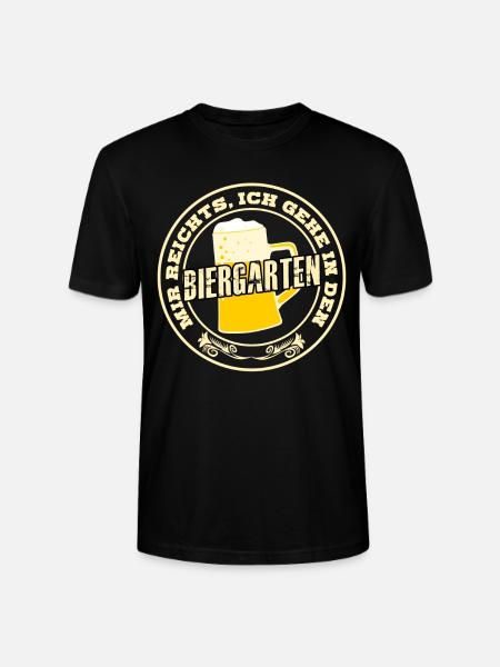 Biergarten Bierglas Bier Biertrinker - Stanley/Stella Unisex Bio-T-Shirt CRAFTER - Schwarz