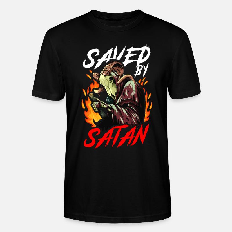 Drôle de satanisme satanique - T-shirt bio CRAFTER Stanley Stella Unisexe - noir