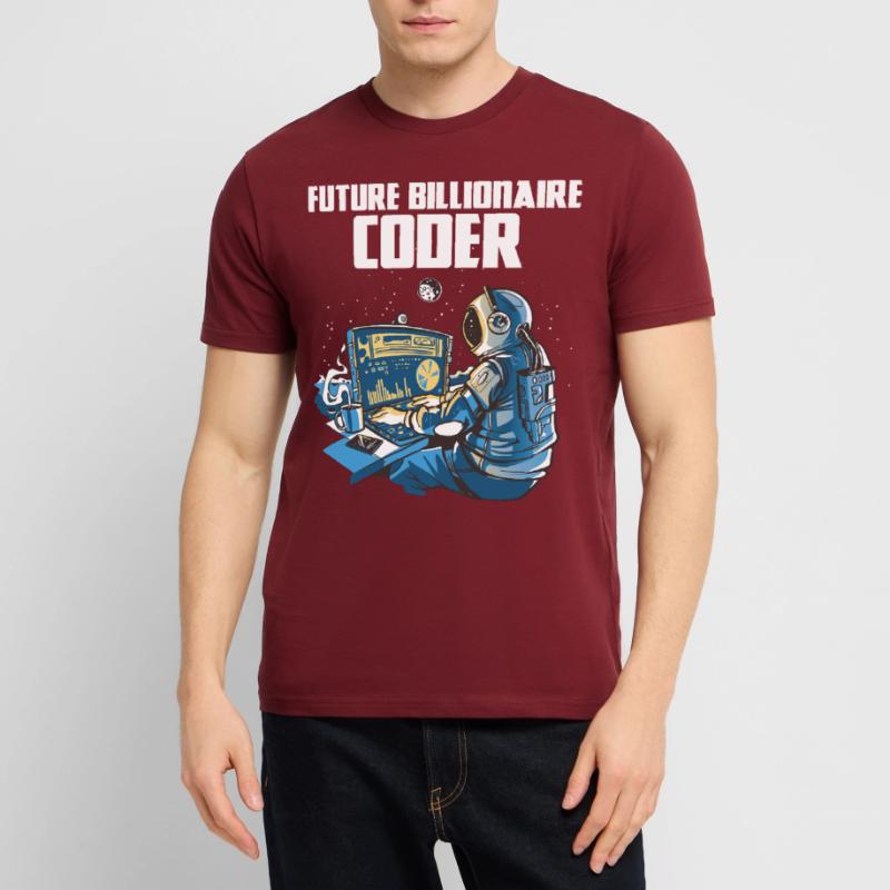 Future billionaire coder Stanley/Stella CRAFTER Unisex Organic T-Shirt