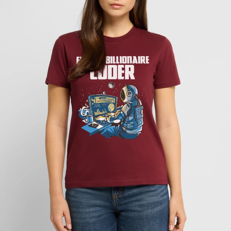 Future billionaire coder Stanley/Stella CRAFTER Unisex Organic T-Shirt