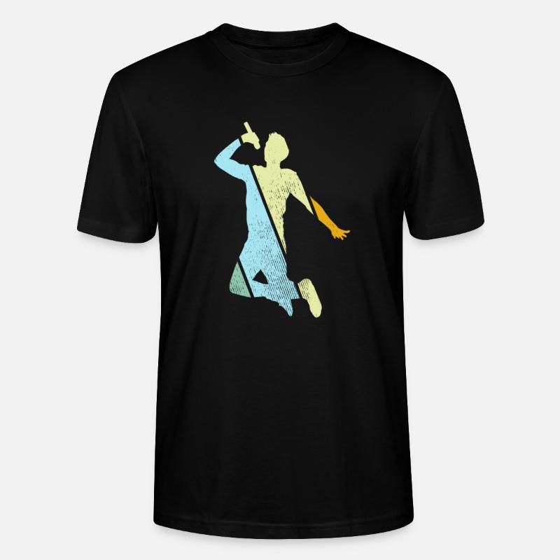 Singen Retro - Stanley/Stella Unisex Bio-T-Shirt CRAFTER - Schwarz