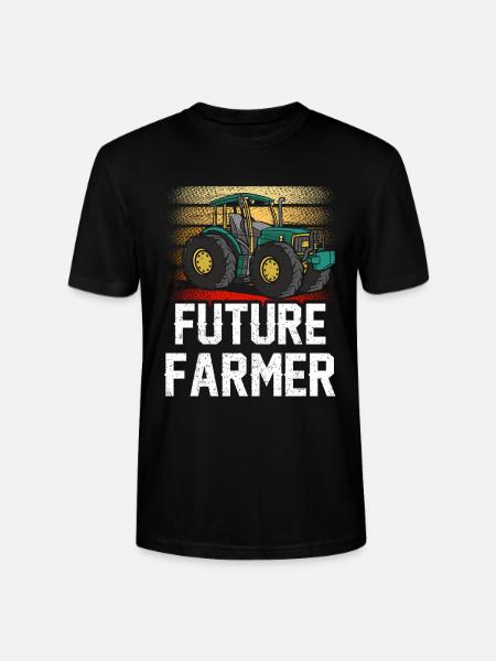 Future Farmer Farm Farmer Farmers - Stanley/Stella CRAFTER Unisex Organic T-Shirt - black