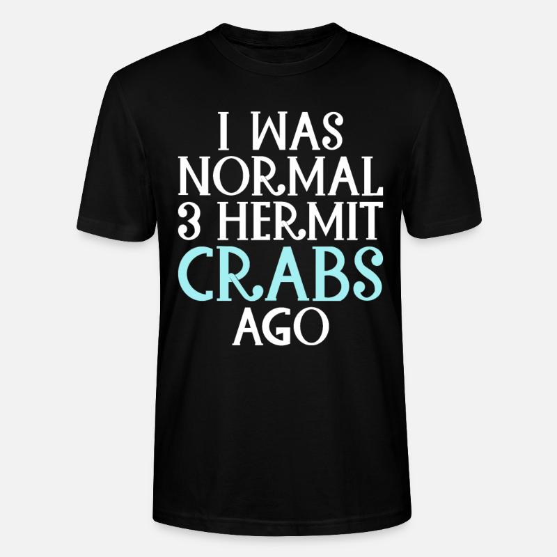 Cadeaux de crabe ermite - T-shirt bio CRAFTER Stanley Stella Unisexe - noir