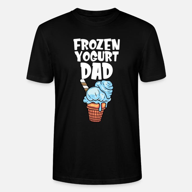 Frozen Yogurt Dad - Stanley/Stella Unisex Bio-T-Shirt CRAFTER - Schwarz