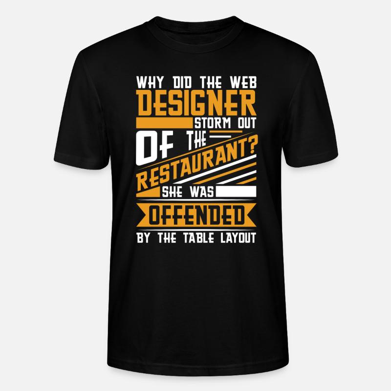 Web Entwickler Webdeveloper Witzig - Stanley/Stella Unisex Bio-T-Shirt CRAFTER - Schwarz
