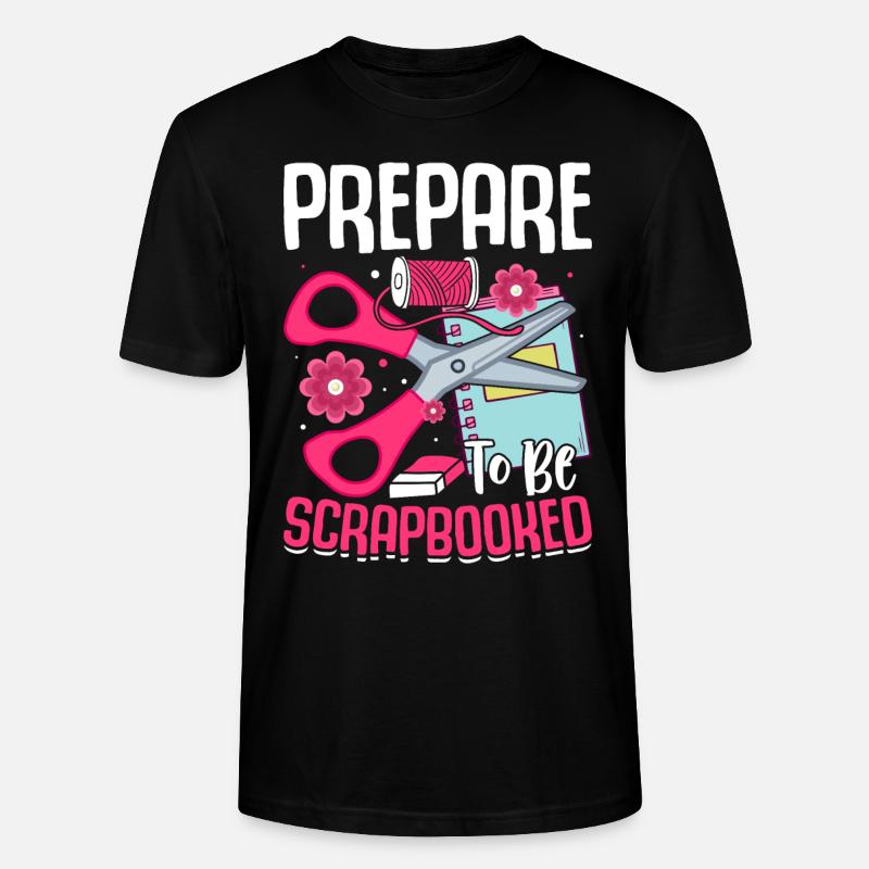 Scrapbooking Scrapbooker - Stanley/Stella Unisex Bio-T-Shirt CRAFTER - Schwarz