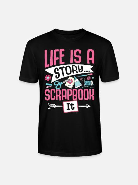 Scrapbooking Scrapbooker - Stanley/Stella CRAFTER Unisex Organic T-Shirt - black