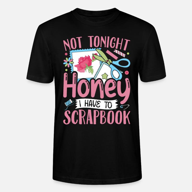 Scrapbooking Scrapbooker - Stanley/Stella Unisex Bio-T-Shirt CRAFTER - Schwarz