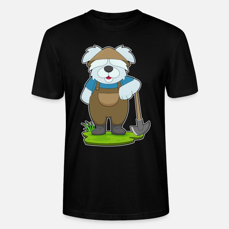 Pioche éleveuse de chiens - T-shirt bio CRAFTER Stanley Stella Unisexe - noir
