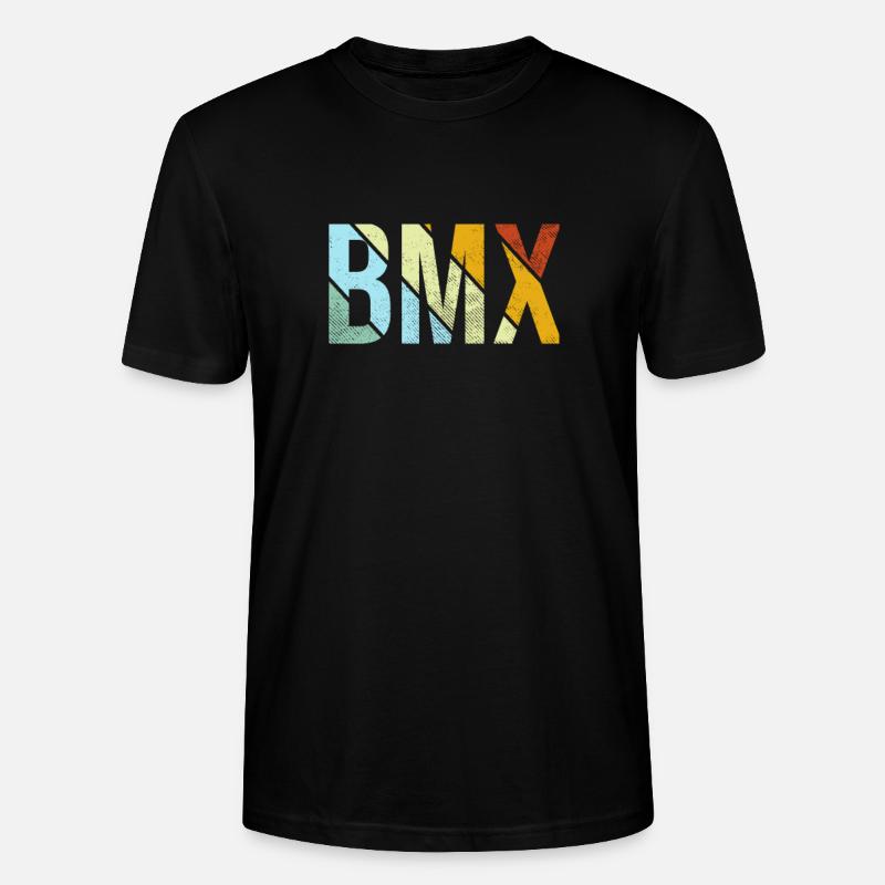 BMX Retro - Stanley/Stella Unisex Bio-T-Shirt CRAFTER - Schwarz