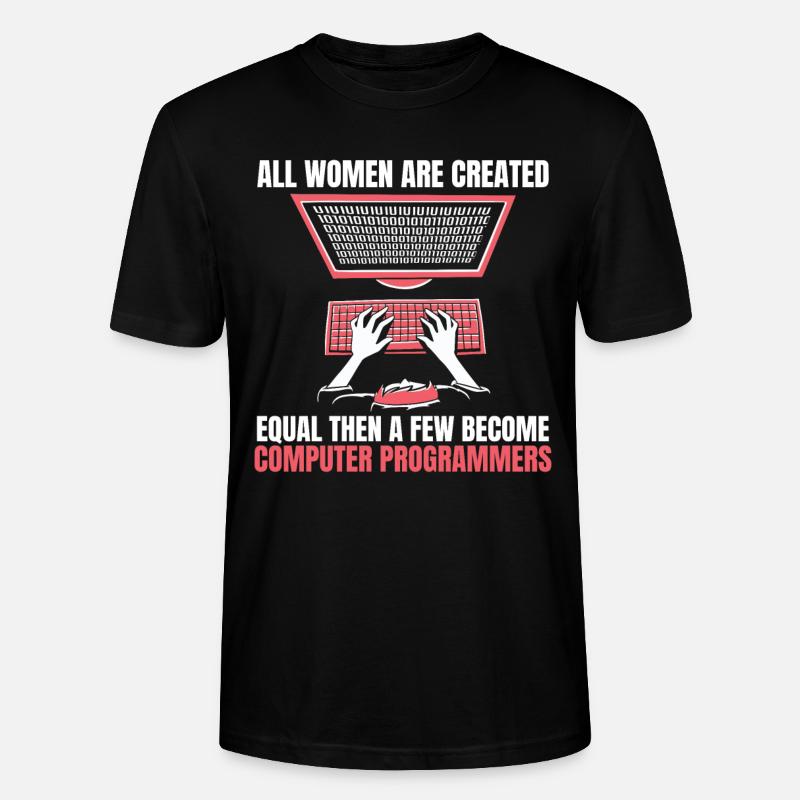 Entwickler Coder Programmierer Computer - Stanley/Stella Unisex Bio-T-Shirt CRAFTER - Schwarz