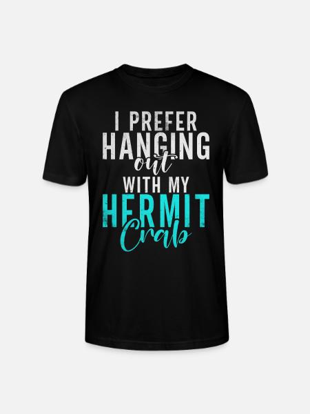 Hermit Crab Gifts - Stanley/Stella CRAFTER Unisex Organic T-Shirt - black