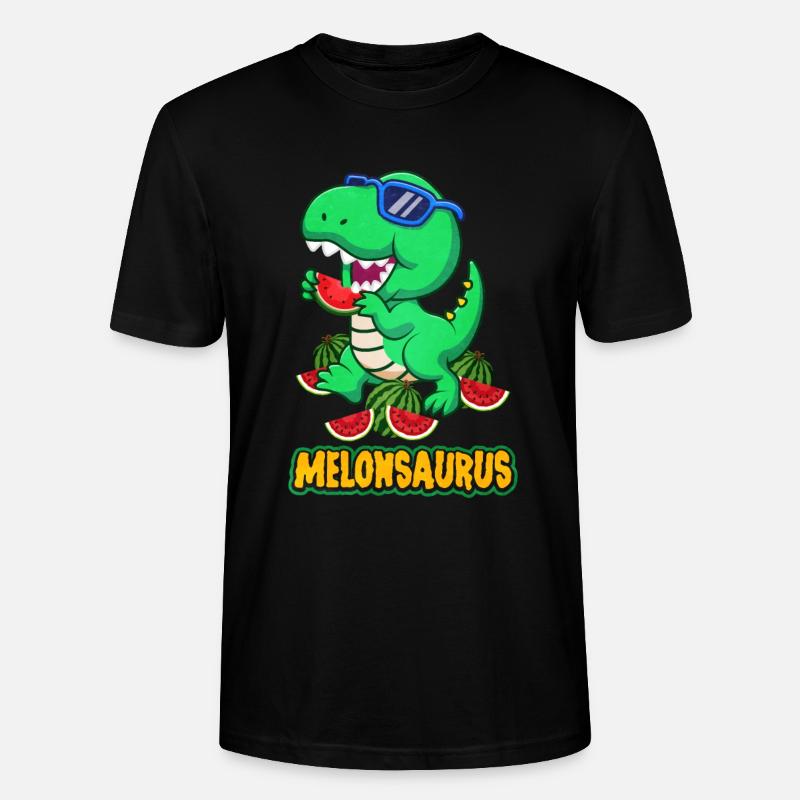 Wassermelone - Stanley/Stella Unisex Bio-T-Shirt CRAFTER - Schwarz