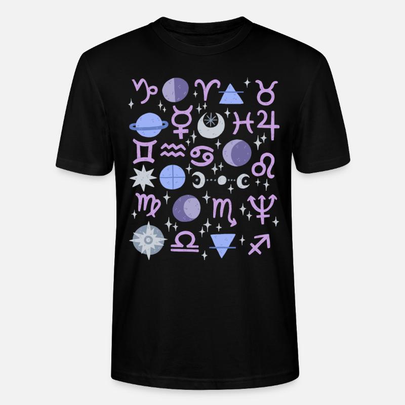 Astrologie - Stanley/Stella Unisex Bio-T-Shirt CRAFTER - Schwarz