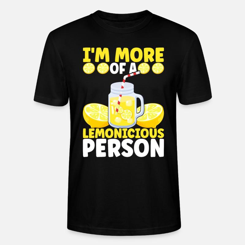 Limonade Limonadenstand - Stanley/Stella Unisex Bio-T-Shirt CRAFTER - Schwarz