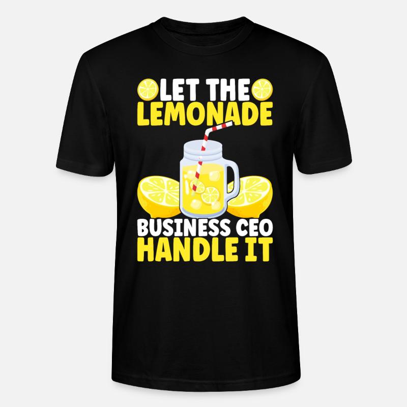 Stand de limonade Lemonade - T-shirt bio CRAFTER Stanley Stella Unisexe - noir